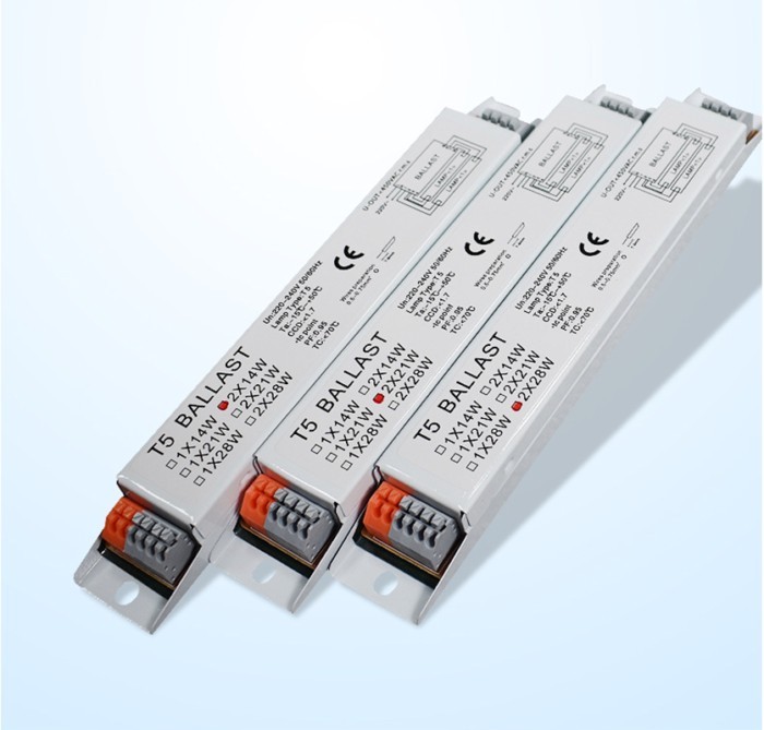 220-240V AC 2x54W/2x14W/1x21W/2x21W/2x28W/2x35W/1x54W Wide Voltage T5 Electronic Ballast Fluorescen