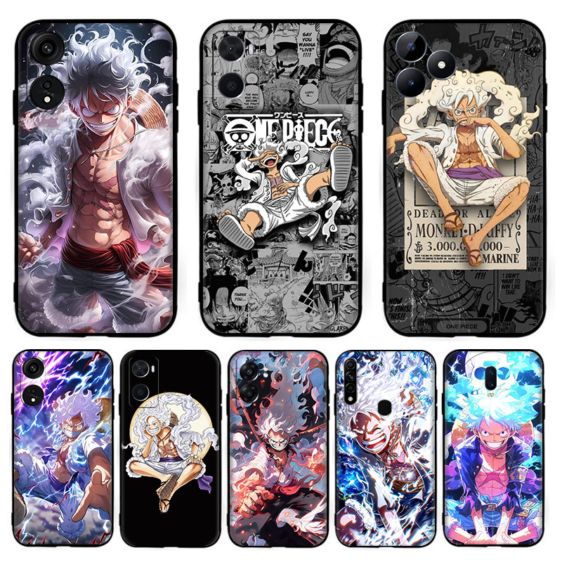 A+5anime cool การ์ตูน boy one piece luffy เกียร์ 5 สําหรับ OPPO R9 F1 Plus R9S Reno 2 2Z 2F 3 4 Pro 