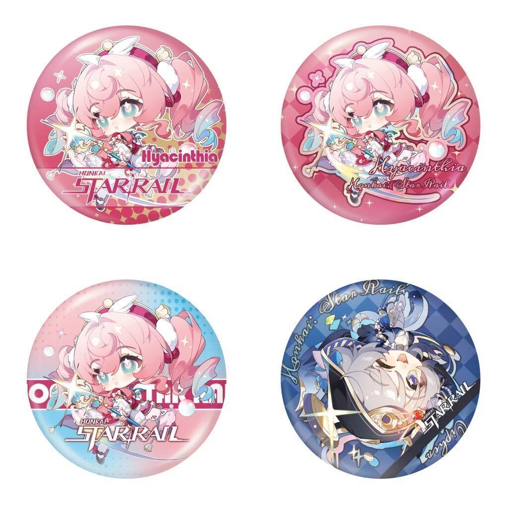 เกม Honkai: Star Rail Hyacinsia Cipher Hyacine Ciifera คอสเพลย์ COSTUME Badge Pin SPTE Tinplate เข็ม