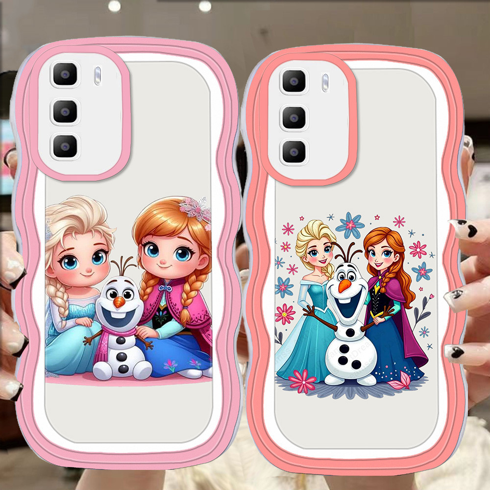 A-28 Frozen TPU Casing สําหรับ ITEL RS4 S25 Ultra City 100 S23 เคสใส
