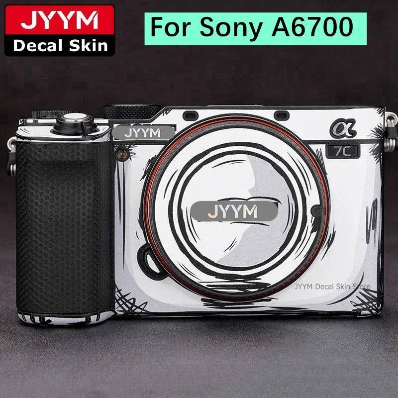 Stylized Decal ผิวสําหรับ Sony A6700 Alpha 6700 กล้องสติกเกอร์ไวนิลห่อฟิล์ม Protector Coat ILCE-6700