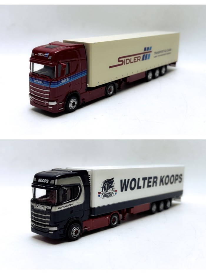 TEKNO 1/87 SCANIA SCANIA Trailer รถบรรทุกรุ่นรถ Out of Print Model