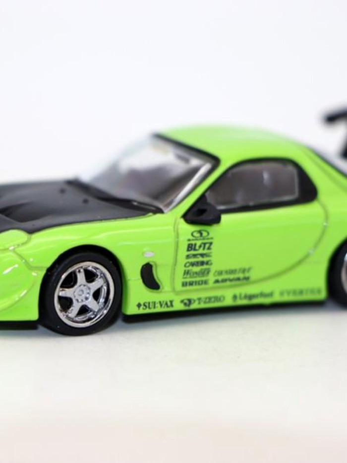 TW 1 64 รถโลหะผสม Vertex Mazda RX-7 FD3S Mazda รถสปอร์ตรุ่นคลาสสิกตกแต่ง Limited Edition รถรุ่น