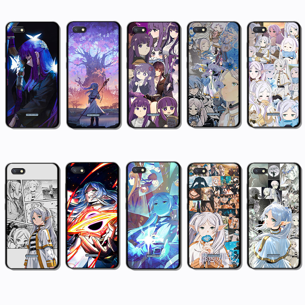 Xiaomi Redmi 6A 7 7A 8 8A Frieren Beyond Journeys End เคสโทรศัพท์สี TPU สีดํานุ่ม