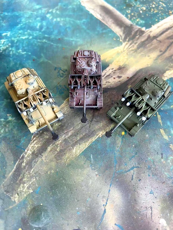 Tank World 1/144 ฝรั่งเศส AMX-13 Light Tank ผลิตภัณฑ์สําเร็จรูปทหารรุ่นเครื่องประดับพร้อมสต็อก Fast 