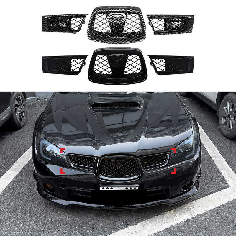 เหมาะสําหรับ Subaru Impreza Impreza WRX STI Nineth Generation 06-07 เปลี่ยนตาราง Air Inlet Grille กา