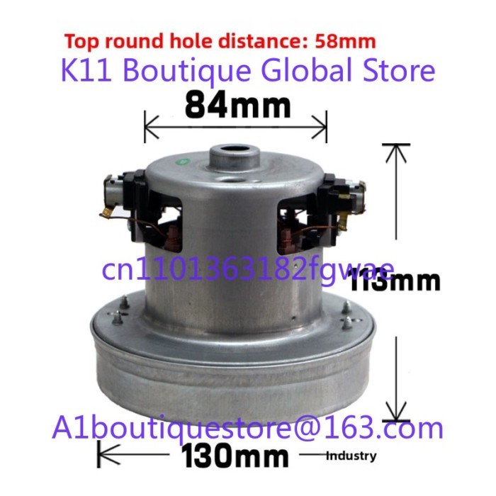 1800W 220V 50/60Hz Vacuum Cleaner Motor for Puppy D928 D929 D936 D916 Replace Dry Household Vacuum