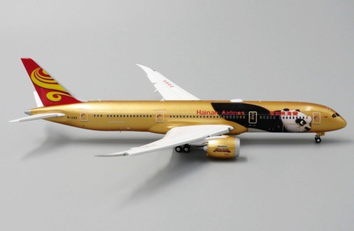 ข้อบกพร่อง XX4033A Hainan Airlines B787-9 1: 400 B-1343 Kung Fu Panda FD รุ่น Out of Print รุ่น