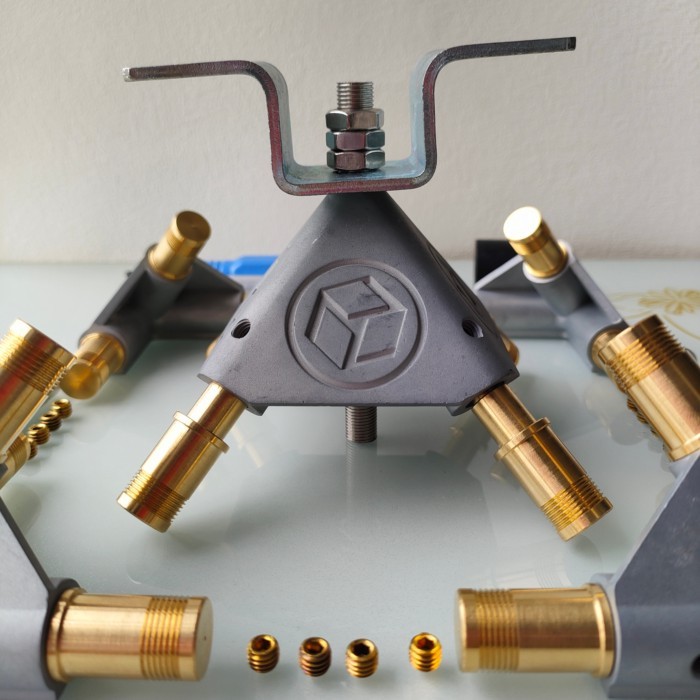 D-PGKN-H-16-19 pyramid kit,no plating on the surface,suitable for 16 19 mm copper tubes