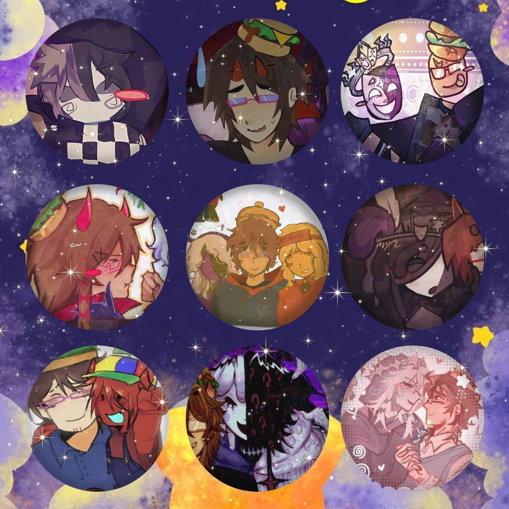 A-Noli และ 007n7 Fanart Pins, เข็มกลัดการ์ตูน, เสื้อผ้าป้าย, กระเป๋าเป้, เครื่องเขียน, อุปกรณ์เสริม