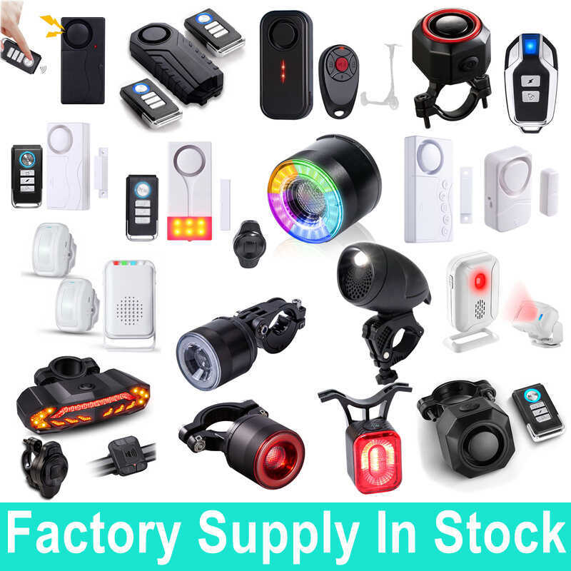 Anti Theft PIR Sensor Doorbell Alarm Bike Light