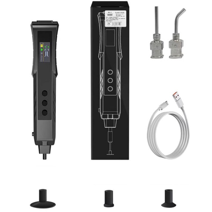 Wireless Anti-static SMT IC Chip Pickup Tool with LED Light, TFT Color Screen - Portable Electric V
