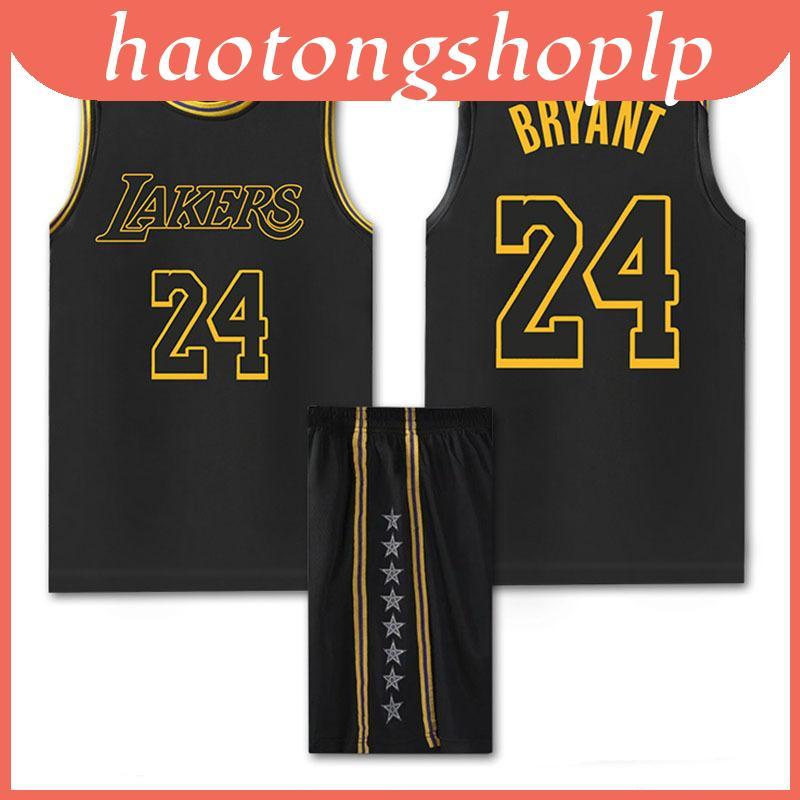 Bryant 24 Kobe เสื้อบาสเก็ตบอล Moisturewicking เสื้อกีฬาสําหรับ Court Fitness And Play