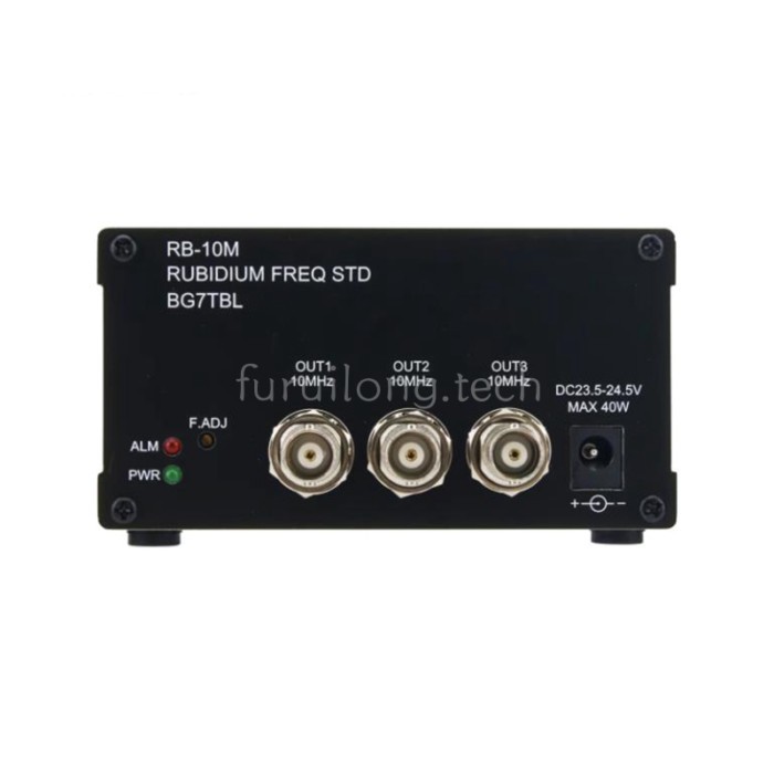 RB-10M 10MHz Rubidium Frequency Standard, Rubidium Clock 24V 3-Channel Sine Wave Generator