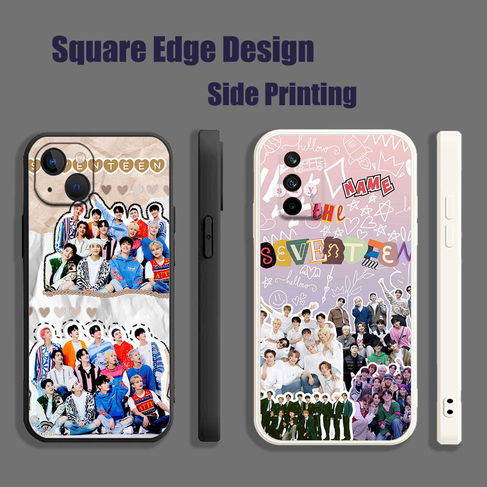 ปลอกสําหรับRealme C11 C12 C15 5i 5s C21Y 6i seventeen ot13 group BOK08 เคสโทรศัพท์สแควร์ขอบ