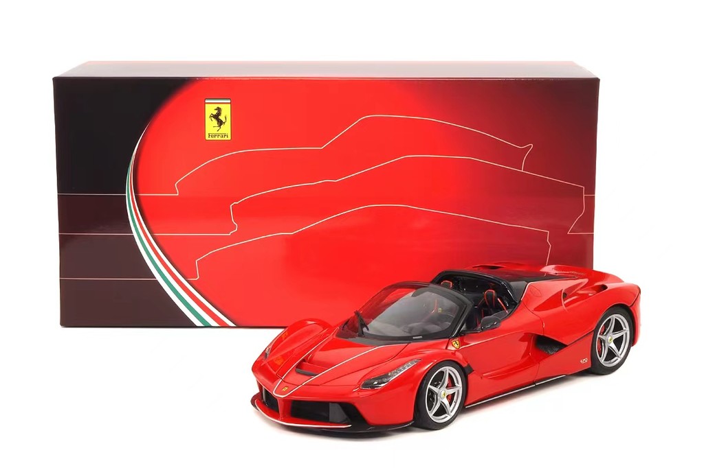 BBR 1: 18 Ferrari Lafa Convertible Version Alloy Full Open Car Model LaFerrari ของสะสม