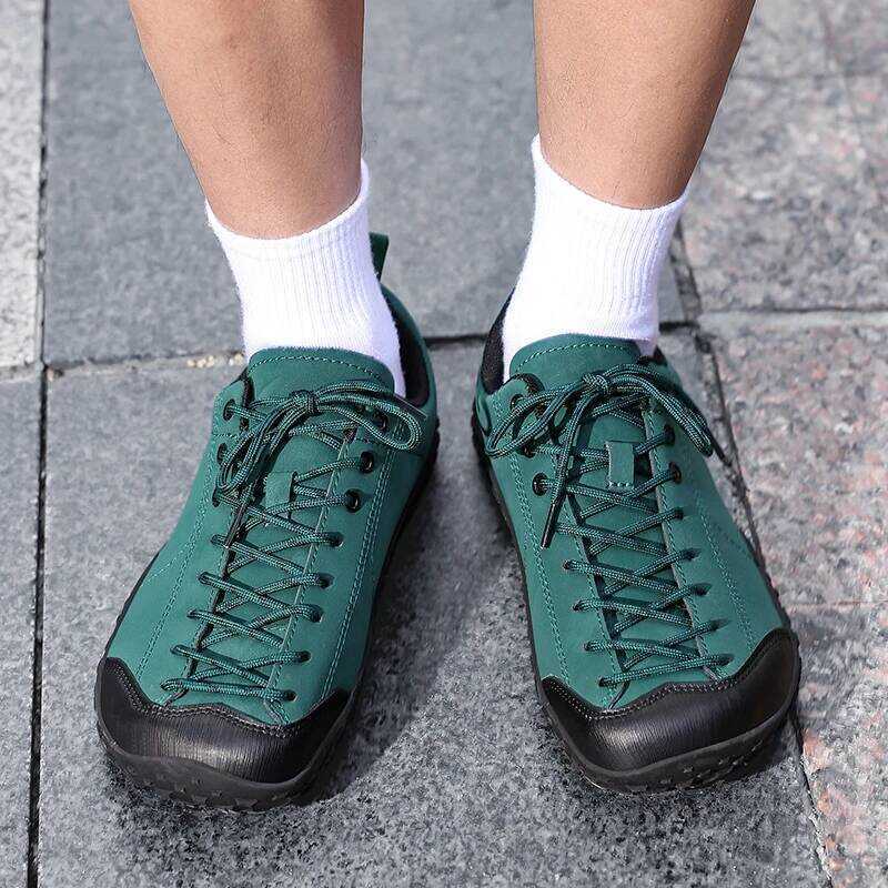 C Men's Anti Slip Lace Up Wear-Ant Low Cut Hiking, Camping Training, Anti Slip And Wear-Ant Hiking