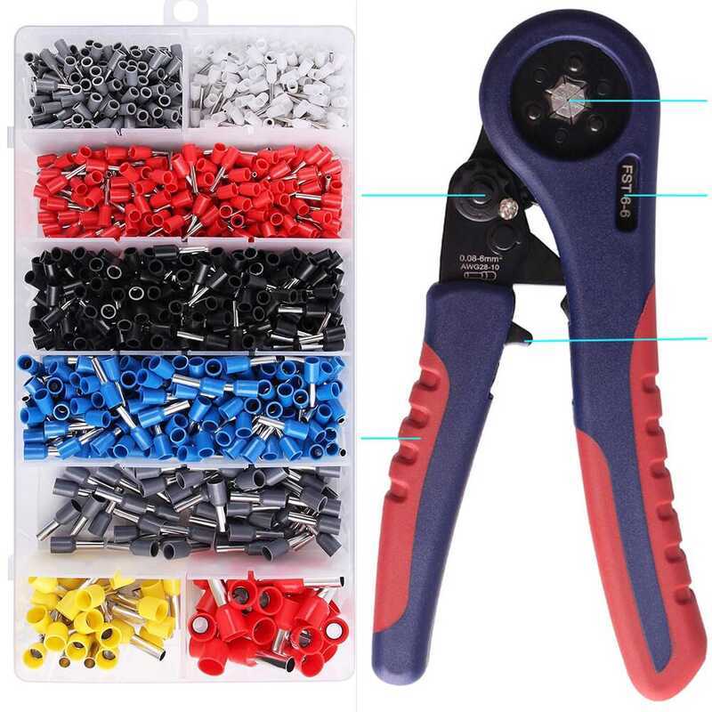 หลอด Terminal Dedicated CRIMPING คีม FST-6S/10S/6-6/6-4 คู่มือมัลติฟังก์ชั่ CRIMPING คีมเย็นกดเครื่อ