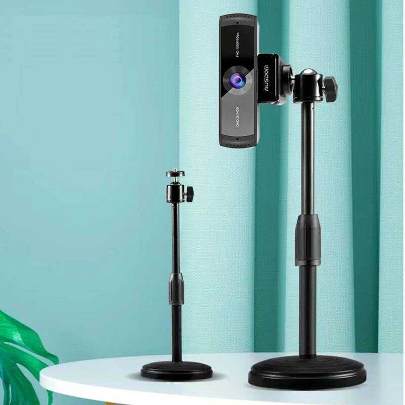 360 องศาขาตั้งรองรับเดสก์ท็อปขาตั้งกล้องเว็บแคม Mount Tabletop ขาตั้งกล้องสําหรับ Logitech Conferenc