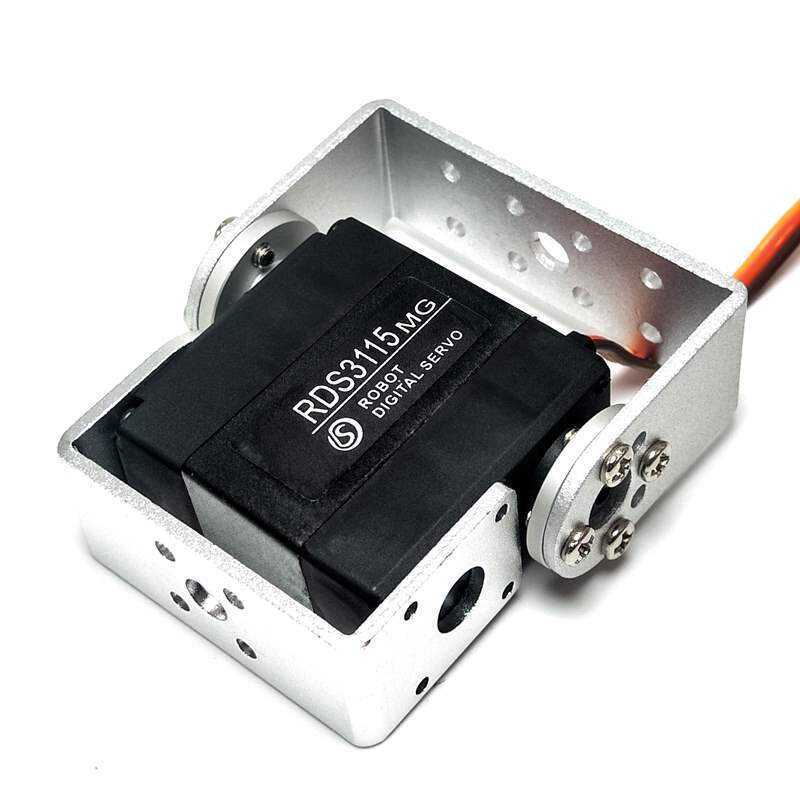 แรงบิดขนาดใหญ่ RDS3115 ดิจิตอล 15 กก. 180 องศาหุ่นยนต์ดิจิตอล Dual แกนเกียร์พวงมาลัย High Life พวงมา