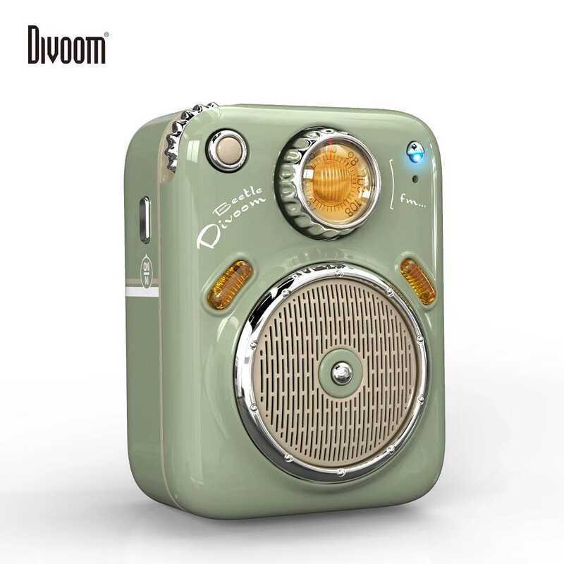 Divoom B-Beetles วิทยุ Bluetooth Wireless Mini ลําโพงขนาดเล็กแบบพกพาสําหรับของขวัญวันเกิดเด็กผู้หญิง