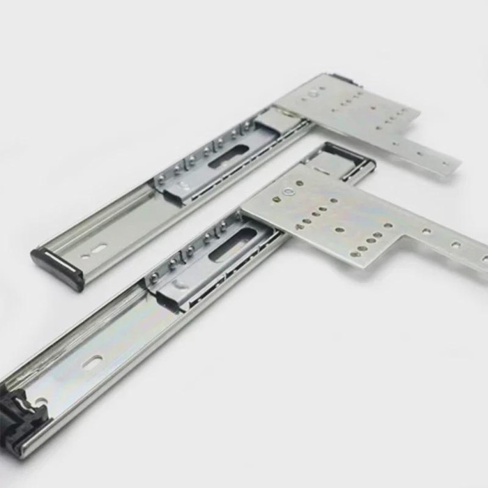 Flip Seven-Shaped Tv Slide Rail  Cabinet Door Up and Down Hidden Guide  Push-Pull  Top-Mounted Conc