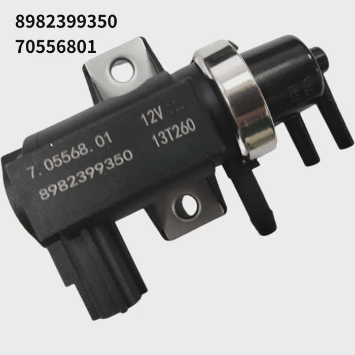 12V Turbo Solenoid Valve 8982399350 89.823.993.50 7.05568.01 70556801 for I-SUZU P-eugeot C-itroen