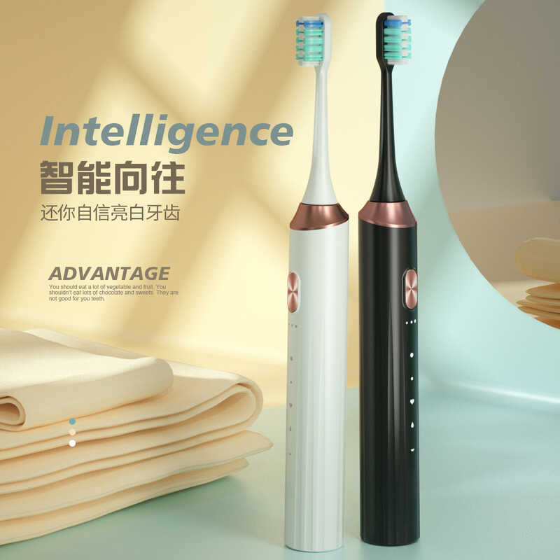 ZQANG ขนแปรงนุ่มแม่เหล็กลอยแปรงสีฟันไฟฟ้าอัลตราโซนิกกันน้ําชาร์จ 15 สปีด Unisex XM803