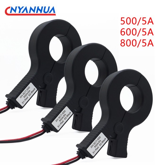 3PCS Open Clamp Current Transformer SCT-S50 500A/5A 600A/5A 800A/1 Clamp