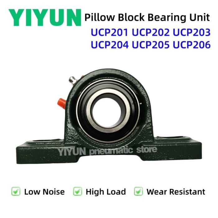 1PC UCP201 UCP202 UCP203 UCP204 UCP205 UCP206 UCP Series Cast Iron Insert Pillow Block Bearing Unit