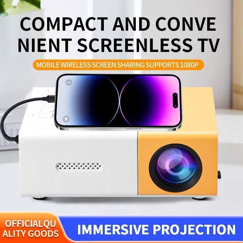 YG3 Mini Mini Projector Home Office LED Portable Small Projector โฮมเธียเตอร์
