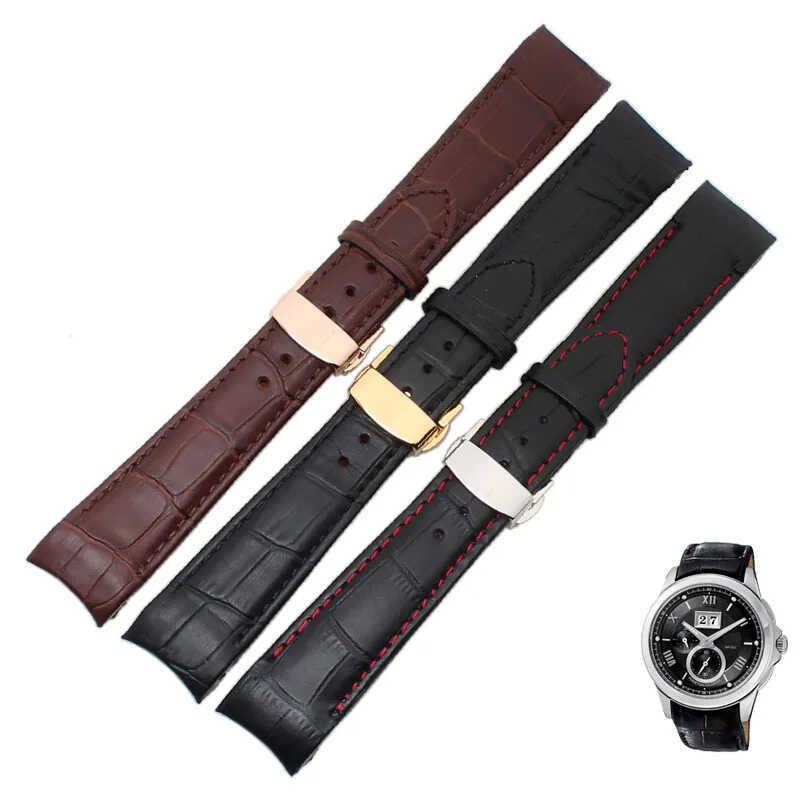 ▥ สําหรับ CITIZEN สายนาฬิกาหนังแท้ Bl8001 Bl8001-01A Bl8003-05A Bl9002 Bl9007 9000 เข็มขัดปลายโ