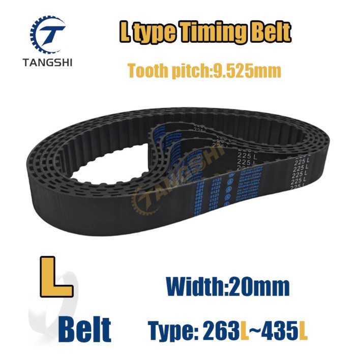 L Timing Belt Width 20mm 263L to 326L 328L 330L 334L 382L 387L 390L 394L 397L 400L 405L 409L 412L 4