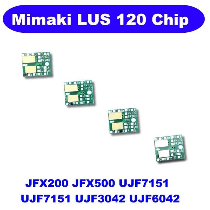1000ml LUS120 Disposable Chip For Mimaki JFX200 JFX500 UJF7151 UJF3042 UJF6042 Lus 120 One Time Use