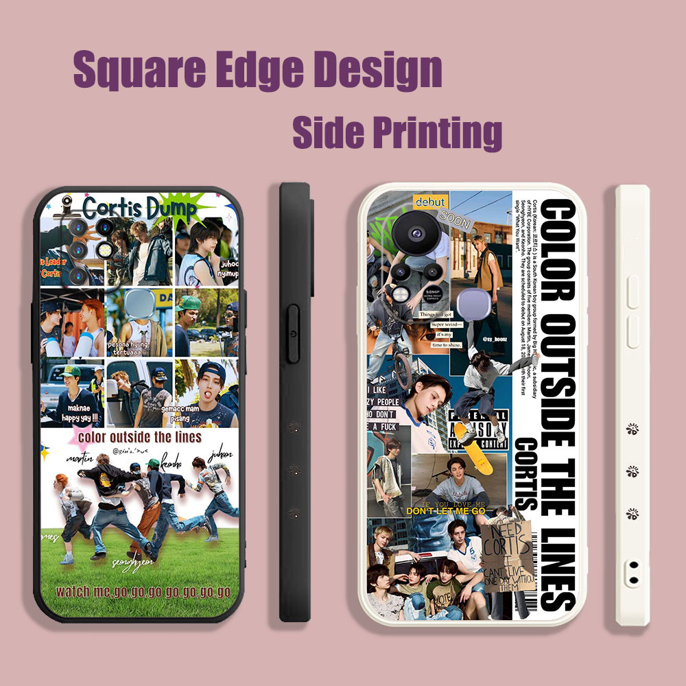 ปลอกสําหรับ Huawei Y6P Y7 Y7A Y6 Pro Nova 3i 7i 8icortis Group ภาพ KLS01 เคสโทรศัพท์ขอบสี่เหลี่ยม