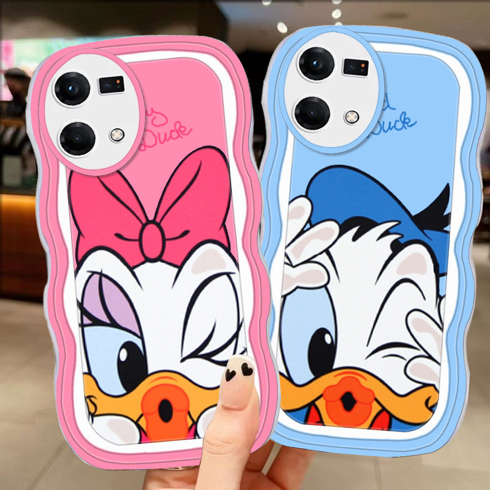A-20 Donald Duck TPU Casing สําหรับ OPPO Reno 7 7Z 8Z 8 Lite 5G เคสใส