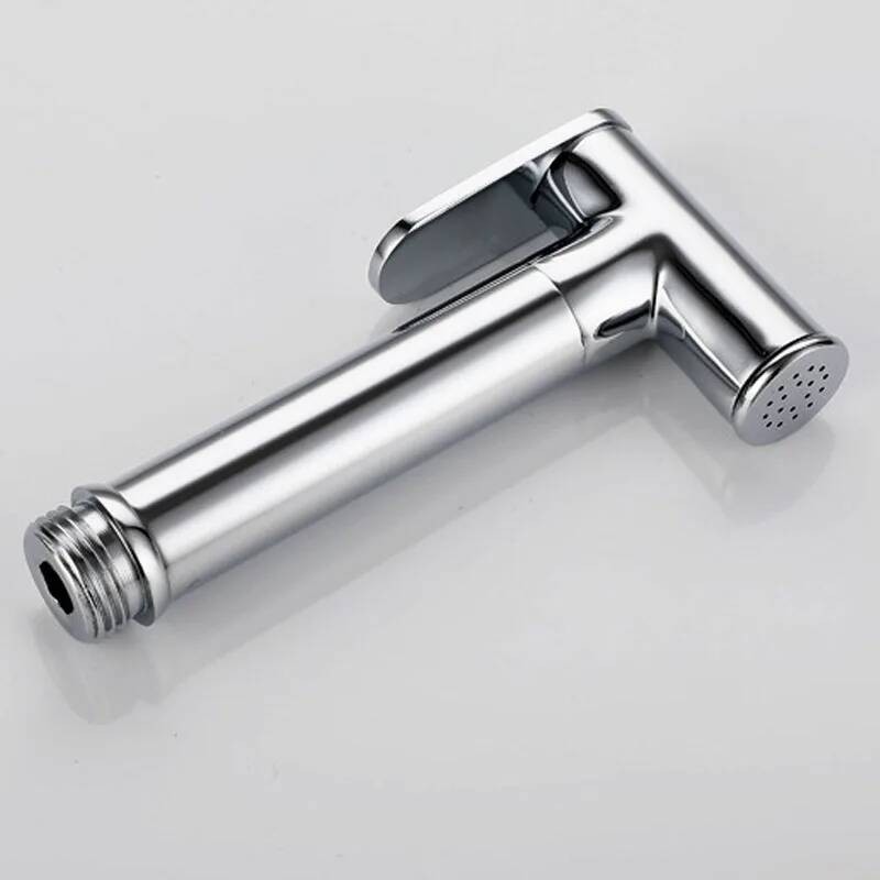 Solid Brass Black Bidet Faucet Bathroom Bidet Toilet Faucet Mixer Hygienic Shower Clean Muslim Porta