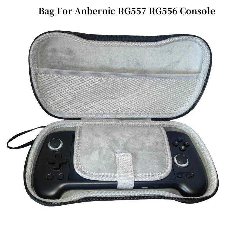 C Portable Handheld Carrying For Aernic Rg557 Game Console Shockproof Rg557 Rg556 Storage Protectiv