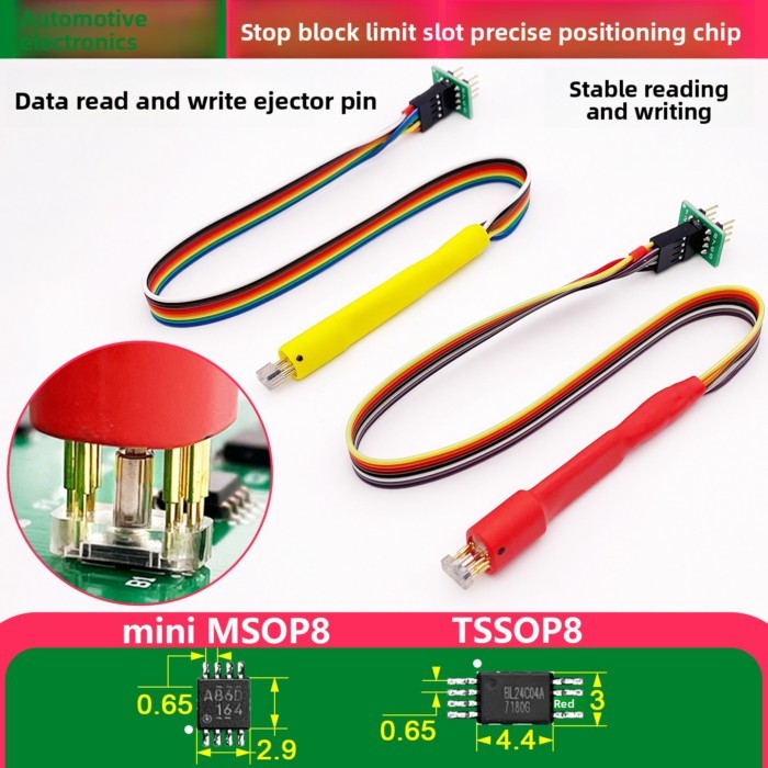 Automotive Instrument Cluster EEPROM/Flash Programming Pogo Pin  Spring-Loaded IC Probe for Solderl