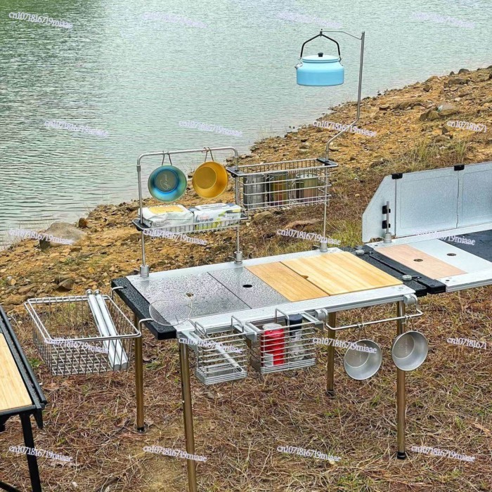 Outdoor Camping IGT Combination Table IGT Accessories Extended Corner Side Panel Bamboo Table Board