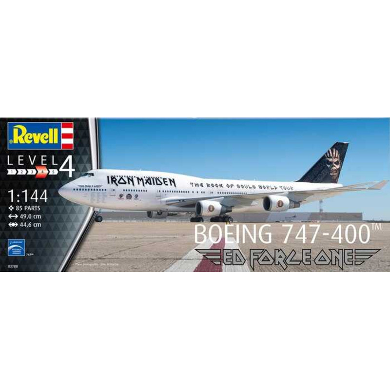 Revell 03780 Boeing 747-400 Ed Force One 1/144 Static model kit