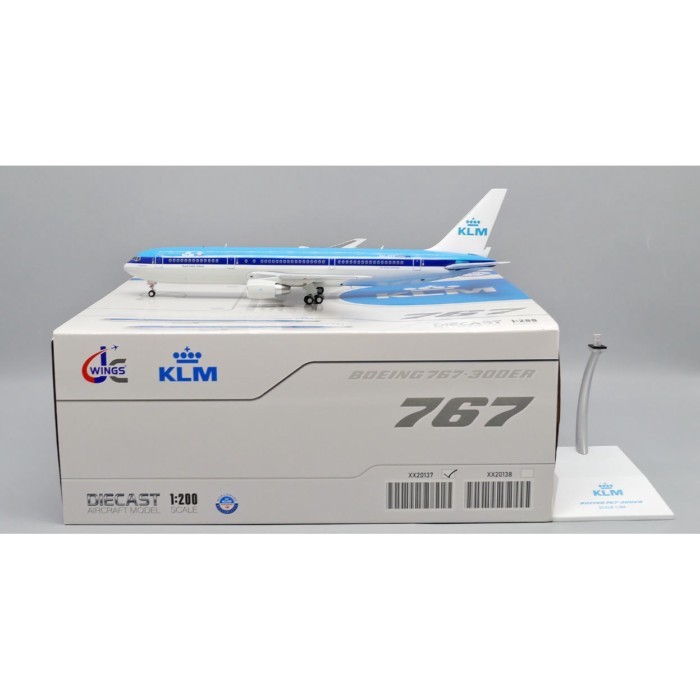 พร้อมส่ง JC Wings 1: 200 Dutch Airlines B767-300ER PH-BZK โมเดลเครื่องบินโลหะผสม Out of Print Model
