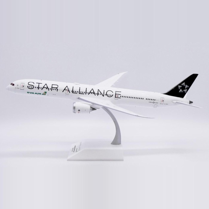 พร้อมสต็อก JC Wings 1: 200 EVA Air B787-10 B-17812 โมเดลเครื่องบินโลหะผสมออกจากโมเดลรถพิมพ์