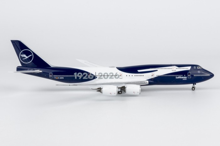 พร้อมสต็อก NG ยี่ห้อ 1: 400 Hennessa Airlines B747-8i D-ABYN เครื่องบินรุ่น 100th Anniversary Limite