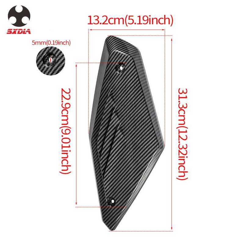 สำหรับ Honda Cb650r CB 650R 2019 2020 2021 แผงปิดด้านข้างโครงรถมอเตอร์ไซค์ ท่อไอดี ฝาครอบป้องกัน ตั