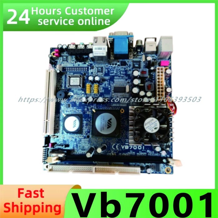 VB7001 Mini-ITX VB7001AG 16000G DDR2 VIA Tested