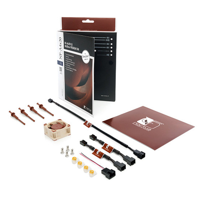 Noctua นกฮูก NF-A4x20 FLX 4 ซม.พัดลม 4020 3PIN Cooling แชสซีพัดลมเงียบ