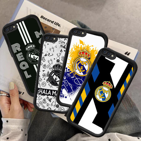 RK58 M-madrid Hp ชุบปลอกสําหรับ OPPO Reno 2Z A12 A7 A9 F11 A12s A3S A1K C2 C2s F7 F9 A12E A5 2 A5S 2