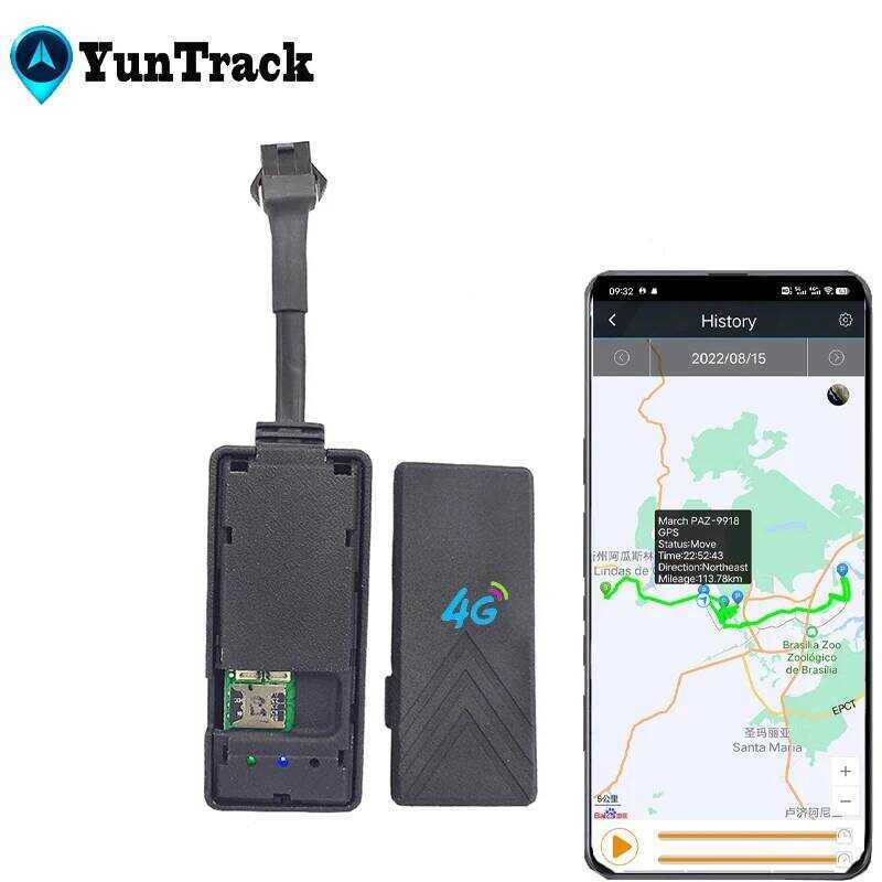 4G GPS Tracker รถ Moto จักรยานเครื่องยนต์รีเลย์ตัดน้ํามันติดตาม ACC Towed Away Call SMS สมาร์ท Buzze