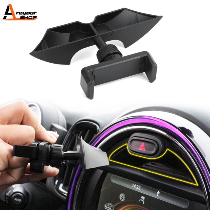 Areyourshop For MINI Cooper F54 F55 F56 F57 F60 Car Phone Holder Dashboard Slot Mount Auto Interior